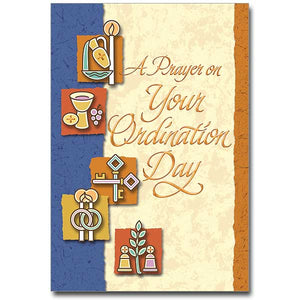 A Prayer on Your Ordination Day Card