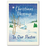 Christmas Blessings Pastor Card