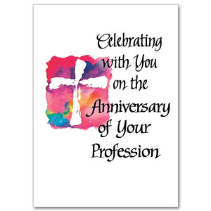 Celebrating with You on the Anniversary of Your Profession