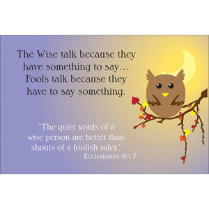 Whisper Wisdom Scripture Card
