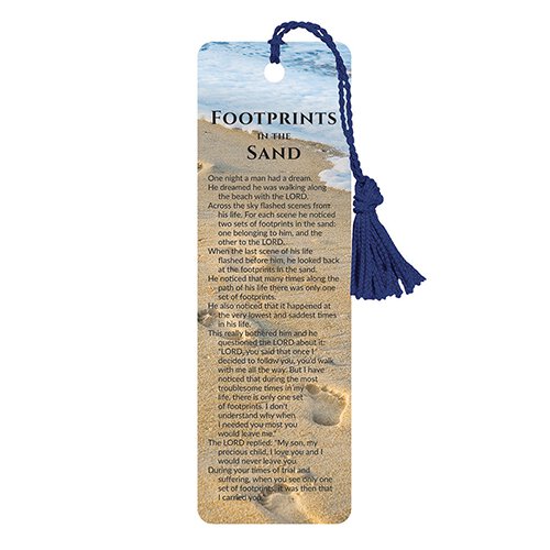 Footprints in the Sand Bookmark