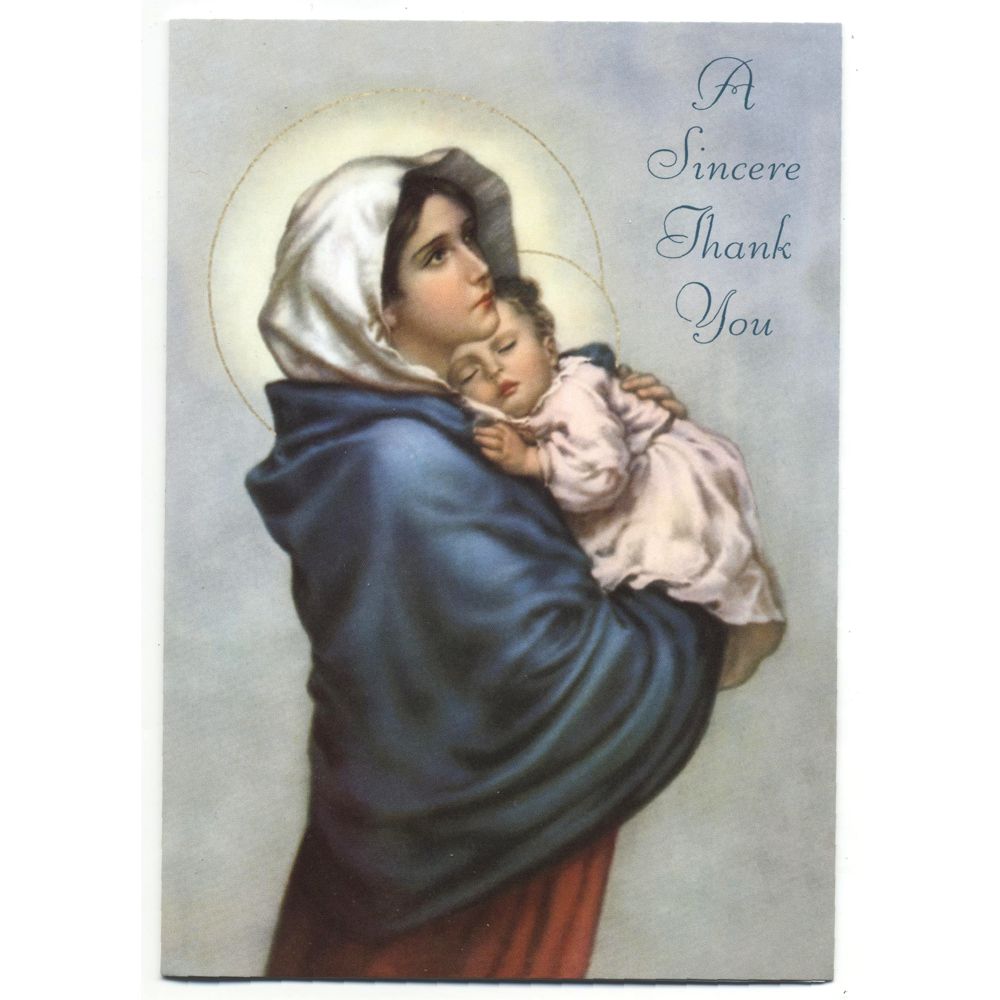 A Sincere Thank You Card – The Catholic Gift Store
