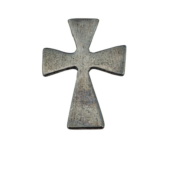 Maltese Cross Pewter Lapel Pin