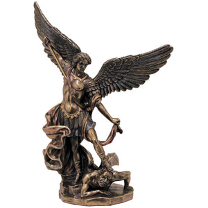 St. Michael Bronze 8" Statue