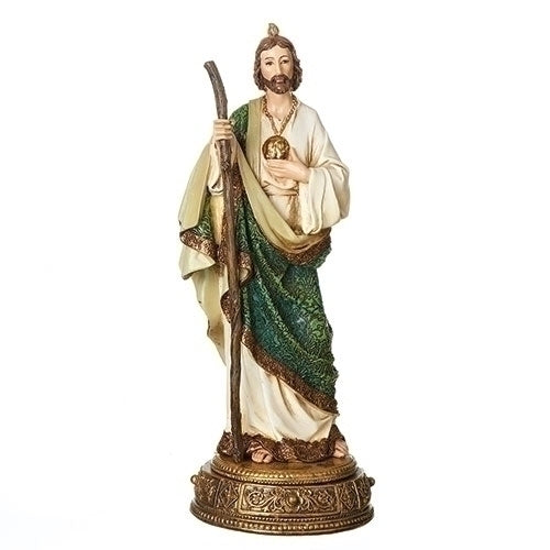 Saint Jude Statue with Prayer Scroll