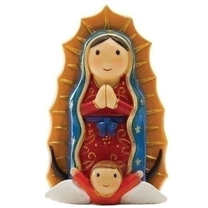 3.75" Our Lady of Guadalupe Statue