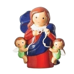 3" Our Lady Undoer of Knots Statue