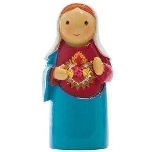 3.25" Immaculate Heart of Mary Statue