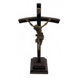 Agony of Christ Crucifix with Stand 15"