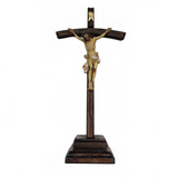 Agony of Christ Crucifix with Stand 15"