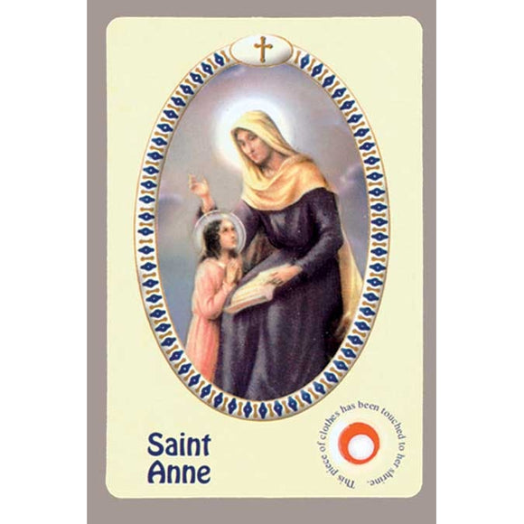 St. Anne Relic Card