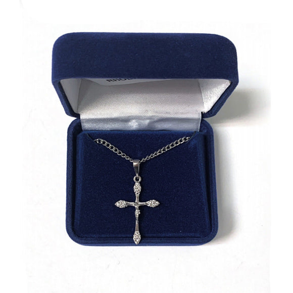 Petite Crucifix in Sterling Silver