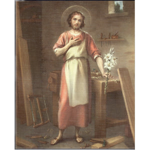 St. Joseph the Carpenter 8x10 Carded Print