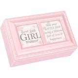 Sweet Little Girl Pink Music Box