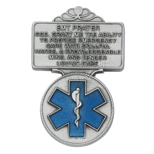 EMT Blue Epoxy Visor Clip