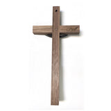 Thick Walnut Crucifix